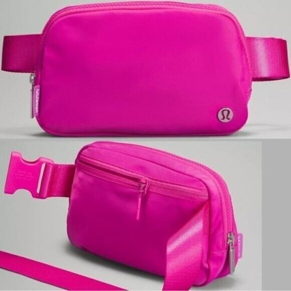 NWT Sonic Pink Lululemon Everywhere Belt bag 1L original size bright pink - Picture 7 of 9